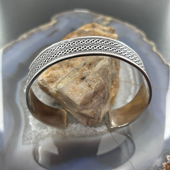 Sterling Silver Flexible & Adjustable Woven RopeFashion Bracelet For Women main image 7